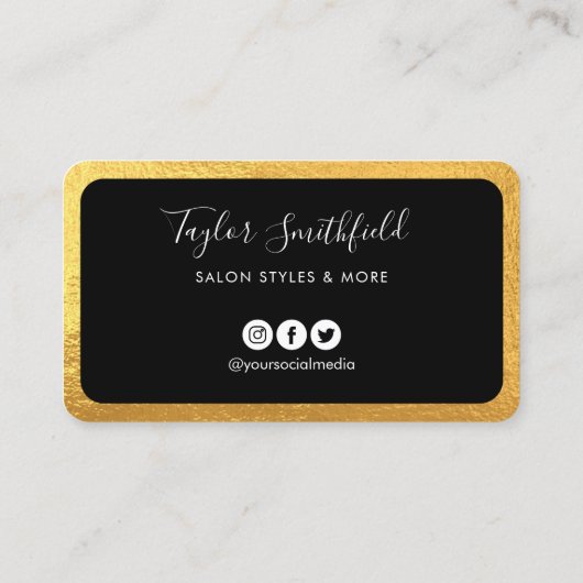 Gold Loyalty Visitekaartje (Achterkant)