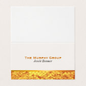 Gold Luster Visitekaartje (Buitenkant ongevouwen)