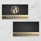 Gold Lux gebouwen Visitekaartje (Voorkant / Achterkant)