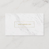 Gold Lux Modern met Marmer Visitekaartje (Achterkant)