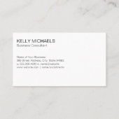 Gold Lux Trim | Rode strepen Visitekaartje (Achterkant)