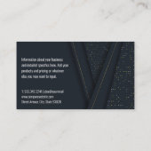 Gold Lux Vastgoed Logo Visitekaartje (Achterkant)