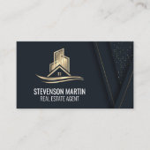 Gold Lux Vastgoed Logo Visitekaartje (Voorkant)