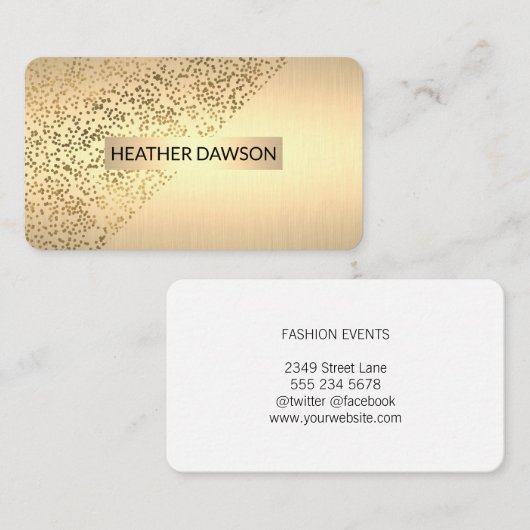 Gold Lux Visitekaartje (Voorkant / Achterkant)