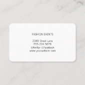 Gold Lux Visitekaartje (Achterkant)