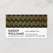 Gold Lux Weave Visitekaartje (Voorkant)