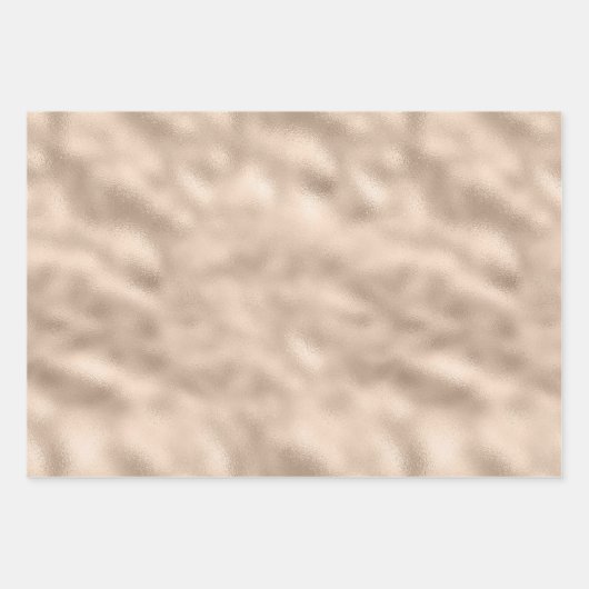 Gold Luxe Blush Roze Glitter Leopard-printer Inpakpapier Vel (Voorkant 3)