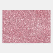 Gold Luxe Blush Roze Glitter Leopard-printer Inpakpapier Vel (Voorkant 2)