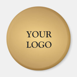 Gold Luxe Gold Design Professional Uw logo Magneet