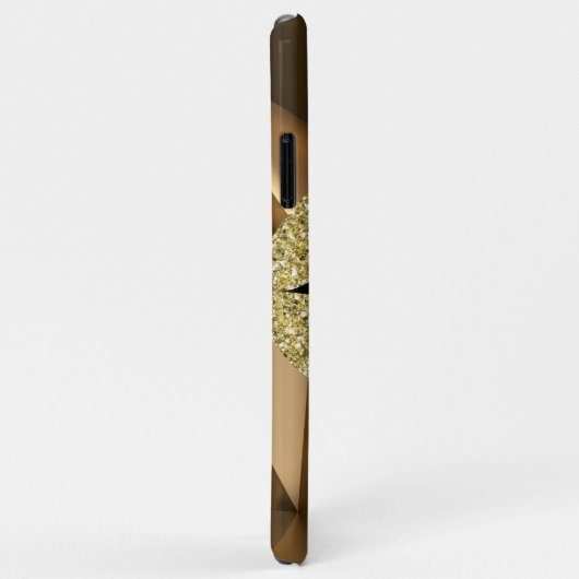 Gold Luxe schoonheid Glitter Drip Drips Case-Mate iPhone Case (Achterkant/rechts)