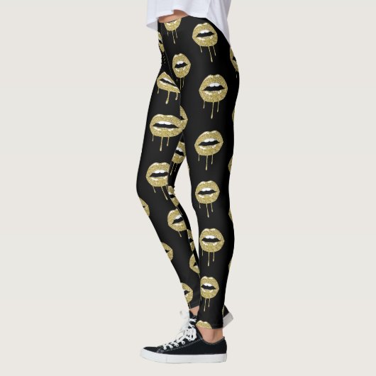 Gold Luxe schoonheidslam Gold Drip-opbergsysteem Leggings (Links)