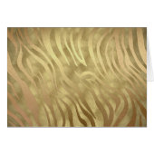 Gold Luxurous Zebra Oerwoud Safari Glam (Voorkant Horizontaal)