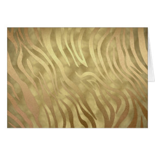 Gold Luxurous Zebra Oerwoud Safari Glam
