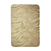 Gold Luxurous Zebra Oerwoud Safari Glam Badmat (Voorkant Verticaal)