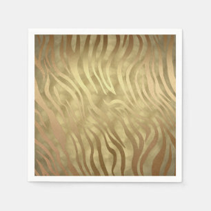 Gold Luxurous Zebra Oerwoud Safari Glam Servet