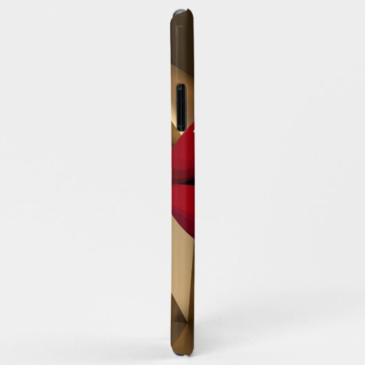 Gold Luxury Beauty Red Drip-dripladingen Case-Mate iPhone Case (Achterkant/rechts)