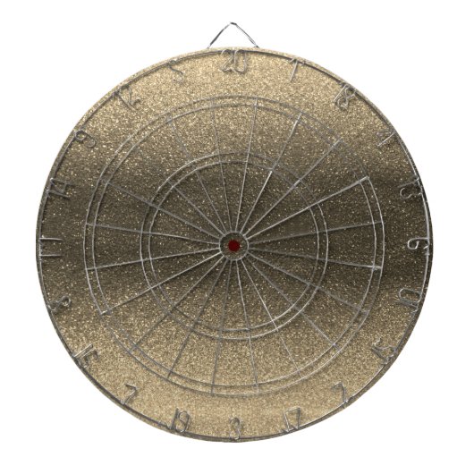 Gold Luxury Black Glitter Ombre Stylish Glamour Dartbord (Voorkant)