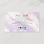 GOLD Luxury Boutique Ivoor Visitekaartje (Achterkant)