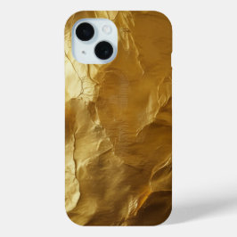 Gold Luxury  iPhone 15 Case