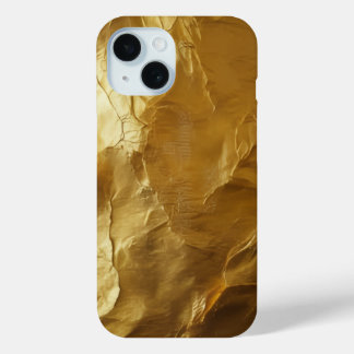 Gold Luxury  iPhone 15 Case