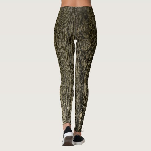 Gold Luxury Grain Leggings (Achterkant)