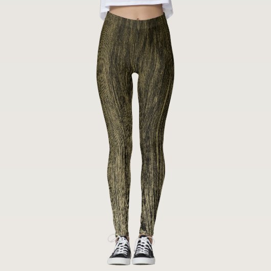 Gold Luxury Grain Leggings (Voorkant)
