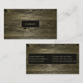 Gold Luxury Grain Visitekaartje (Voorkant / Achterkant)