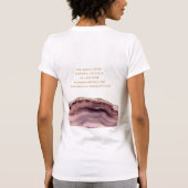 Gold Make-up Artist Monogram T-shirt (Achterkant)