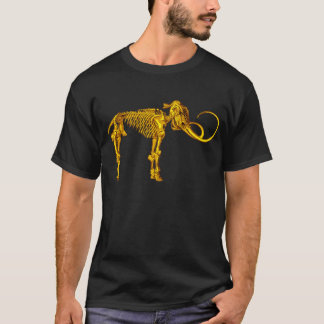 Gold Mammoth Skeleton T-shirt