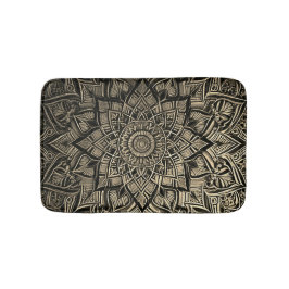 Gold Mandala Bath Mat