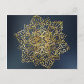Gold Mandala Briefkaart (Voorkant)