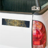 Gold Mandala Bumpersticker (Op Truck)