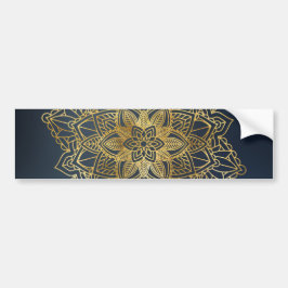 Gold Mandala Bumpersticker