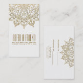 Gold Mandala Chic Verwijs een Vriend Verwijzing (Voorkant / Achterkant)