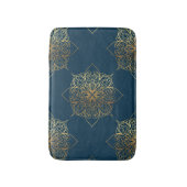 Gold Mandala Damask Pattern Badmat (Voorkant Verticaal)
