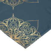 Gold Mandala Damask Pattern Tafelkleed (Gekanteld)