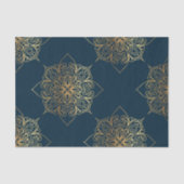 Gold Mandala Damask Pattern Tissuepapier (Voorkant)