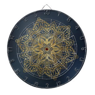 Gold Mandala Dartbord