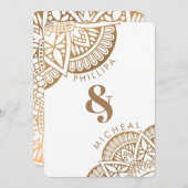 Gold Mandala Enic Kaart (Voorkant / Achterkant)