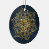 Gold Mandala Keramisch Ornament (Rechts)