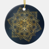 Gold Mandala Keramisch Ornament (Voorkant)