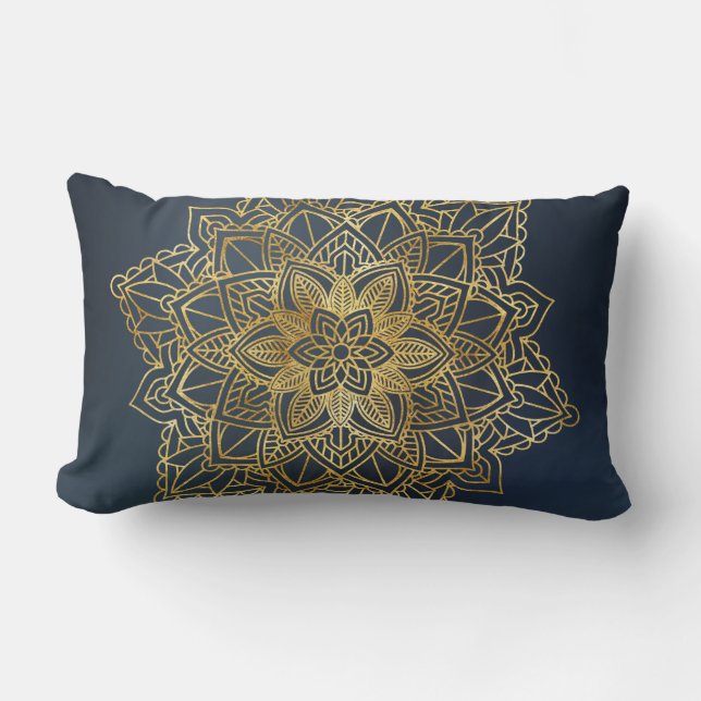Gold Mandala Kussen (Voorkant)