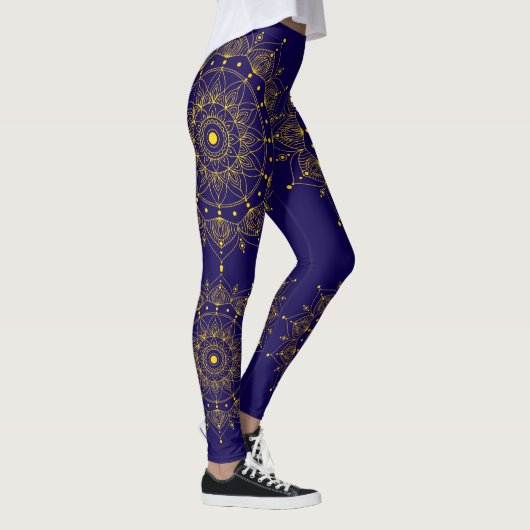 Gold Mandala Leggings (Rechts)