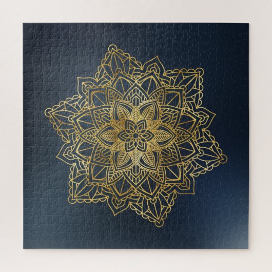 Gold Mandala Legpuzzel (Verticaal)