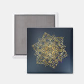 Gold Mandala Magneet (Voorkant / Achterkant)