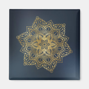 Gold Mandala Magneet