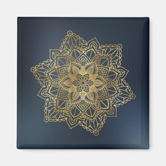 Gold Mandala Magneet (Voorkant)