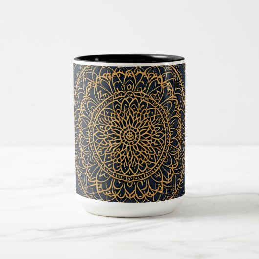 Gold Mandala Midnight Blue Mok (Center)