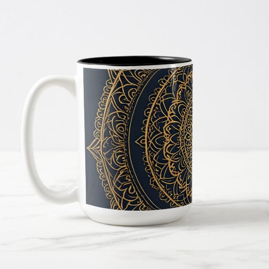 Gold Mandala Midnight Blue Mok (Links)