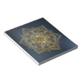Gold Mandala Notitieblok (Schuin)